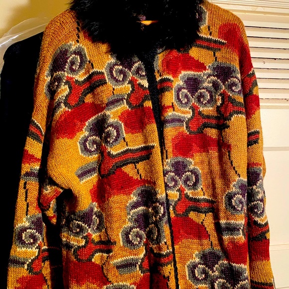 One of a kind wearable art from Peruvian Connection.100% Alpaca Knit.